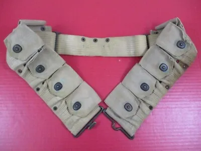 WWI US Army M1917 Cartridge Belt For M1903 Springfield Rifle - Mills 1917 - NICE • $109.99