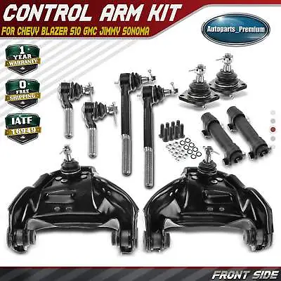 10x Front Upper Control Arm W/ Ball Joints Tie Rod End For Chevy Blazer S10 GMC • $107.99