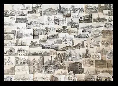 BUILDINGS ARCHITECTURE HOMES Photos Lot~Vtg Junk Journal Glue Book Collage Paper • $19.95