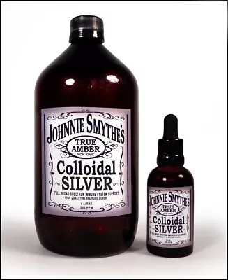 TRUE COLLOIDAL SILVER 1LTR+50ml 500ppm [Non-Ionic] FREE EXPRESS Aus SHIPPING! • $137