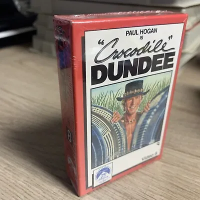 Crocodile Dundee Movie 8mm (Video 8) Cassette Tape With Paul Hogan SEALED • $44.99