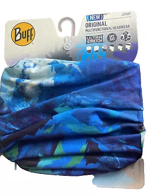 Buff Junior Original Multifunctional Headwear Mountain Blue 121604.707 C-4 • $9.99