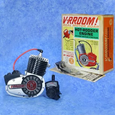 1964 V-RROOM MOTOR In BOX By MATTEL Hot-Rodder Engine NICE! • $499.99