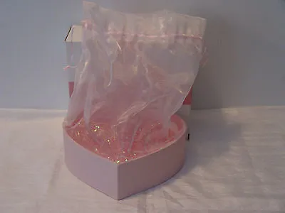 Pink Organza Heart Shaped Gift Box~NEW~ ITB • $5