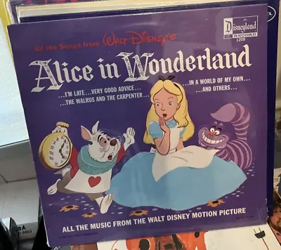1968 Walt Disney Alice In Wonderland Soundtrack LP Vinyl 1208 New Sealed • $29.95