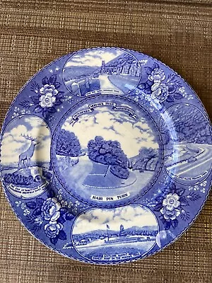 Vintage Adams Mohawk Trail Mass. Plate Old English Staffordshire Ware • $24.99