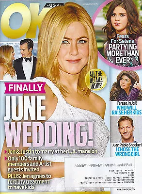 OK! Magazine March 24 2014 Jennifer Aniston Selena Gomez Melissa McCarthy • £16.09