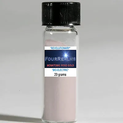 Monatomic Rose Gold Powder Our Most POTENT Ormus! Stage 2 -20 Grams POWERED M-3 • $44.95