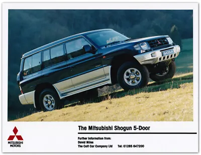 Mitsubishi Shogun 5-Door Press Release Photo • $3.72