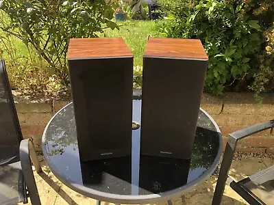 National Panasonic Vintage 70s Speakers Woodgrain Finish Bookshelf SB - 61 • £40