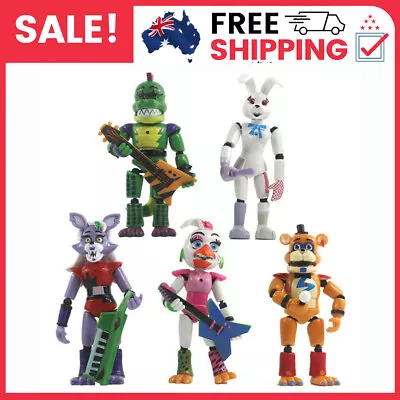 $37.98 • Buy 5Pcs FNAF Five Nights At Freddy's Security Breach Action Figure Toy Kids Gift