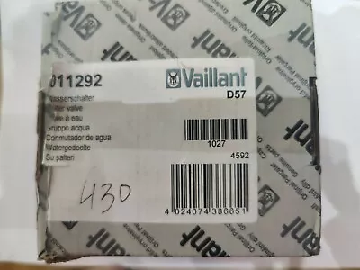 £49.99 • Buy Vaillant 011292 Combicompact Vcw Water Section 