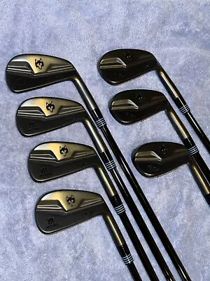 Miura X Greyson MC-502 Black QPQ Right Hand Iron Set 4-PW Limited Edition RARE • $5500