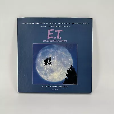 E.T. Narrated By Michael Jackson LP 1982 POSTER AND BOOK MISSING • $15.95