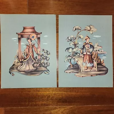 Vintage DONALD ART COMPANY  - JAPANESE ART LITHOGRAPHS • $9.99