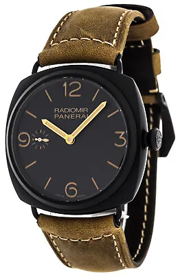 New Watch Panerai Radiomir Composite Brown Dial Mechanical Leather Men PAM00504 • $6499