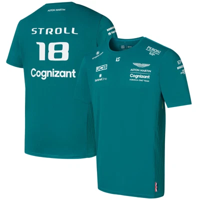 £17.50 • Buy Aston Martin F1 Team Driver Lance Stroll T-Shirt Green 2022 MEGA Clearance