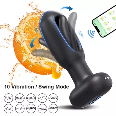 Tapping Anal Butt Plug Dildo Vibrator Prostate Massager Sex Toys For Men Women • $20.59