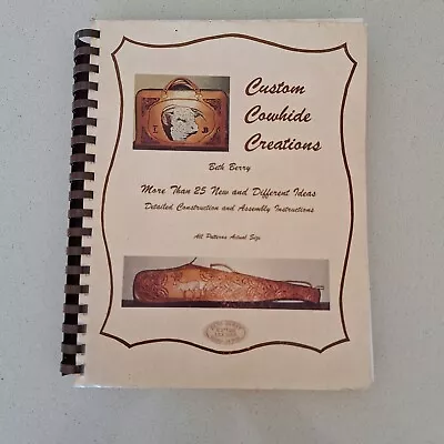 Vintage Leathercraft Book Custom Cowhide Creations 28 Patterns Beth Berry  • $39