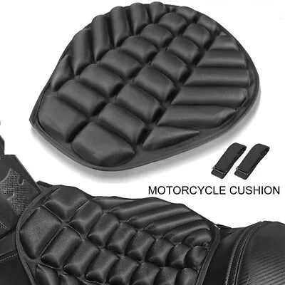 Motorcycle Comfort Seat Cushion Gel Cover Pillow Pad Pressure Relief Motorbike • $18.99