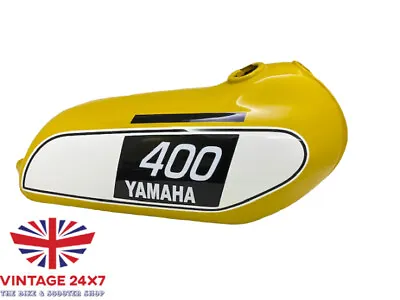 Fit For YAMAHA 250 DT / 400 DT Enduro Yellow Painted Steel Tank 1975 To 1977 • $224.65