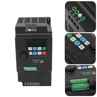 220V Variable Frequency Drive Inverter Converter 3KW 4HP 1 To 3 Phase VFD • $97.79