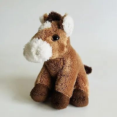 Ravensden Soft Toy Cuddly Plush Bay Horse Foal Pony Stuffed Animal 5” • £8