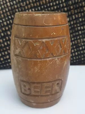 HANDMADE WOODEN XXXX BEER MUG Rare Collectable Austock  • $24.95