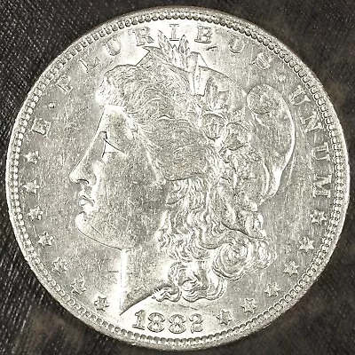 1882 S Morgan Silver Dollar ☆☆ Almost UnCirculated ☆☆ Great Set Filler 431 • $41.89