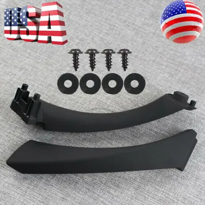 $16.94 • Buy Fits BMW E90 328i Right Side Black Inner Outer Door Panel Handle Pull Trim Cover
