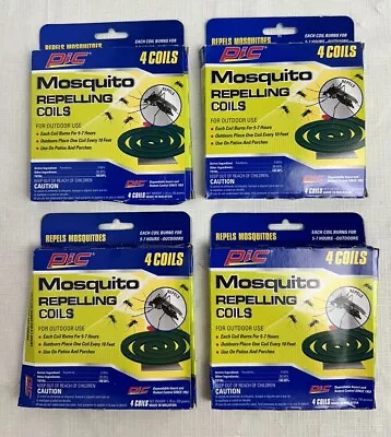 PIC Citronella Mosqu Repelling Coils (4 Packs) 16 Repellent Coil • $17.99