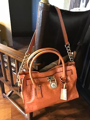 Michael Kors Hamilton Tangerine Tote Retail $398.00 • $195