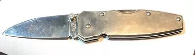 Klein Tools Pocket Knife Lockback Plain Edge Blade 44000 Japan • $19.95