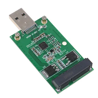 1Pc Mini USB 3.0 To PCIE MSATA External SSD PCBA Conveter Adapter Ca_YN • $4.96
