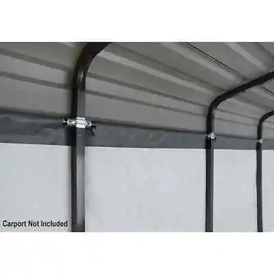12' W X 20' D Enclosure Kit Carport Convenient Drive-Through Access Heat-Sealed • $297.86