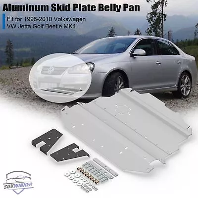 Aluminum Skid Plate Belly Pan For 99-10 VW Volkswagen Golf Jetta MK4 New Beetle • $137.99
