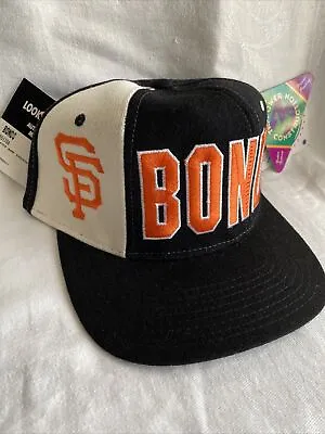 Vtg Starter Barry Bonds San Francisco Giants 100% Wool Snapback Hat * RARE NEW • $59.99