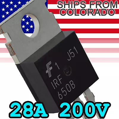 MOSFET - IRF650B 200V 28A - Switch IRF650 • $69.68