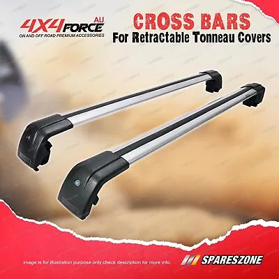 Pair 4X4FORCE Cross Bars For Retractable Tonneau Covers For Mazda BT-50 Dual Cab • $244.95