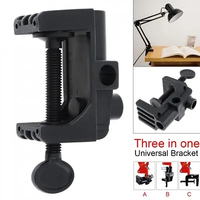 £5.69 • Buy Universal Bracket Clamp For Mic Stand Desk Swing Arm Lamp Desktop Clip