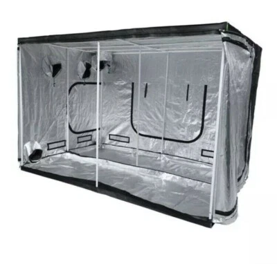 £100 • Buy Lighthouse MAX 240 X 120cm Grow Tent Green Room Silver Mylar Hydroponics Carbon