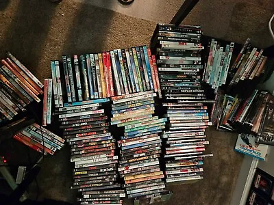 TONS OF USED DVDs ALL WITH CASES ALL WORK VERY LOW PRICES SAVE FOR BUYING MORE!! • $4.50