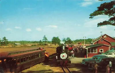 RR 1950 Edaville SC Railroad 1 Of 2 Bridgton & Saco River Railroad Steam Engine  • $8