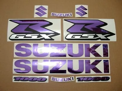 Decals For Suzuki GSXR 1000 Chrome Purple Look Stickers Set Graphics Kit Gsx-r • $66