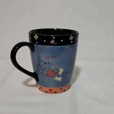 Disney Store Mickey & Minnie Mouse Pink Purple Black Coffee Mug • $15