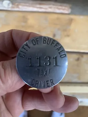 $28 • Buy Vintage Taxi Driver Badge Buffalo, NY