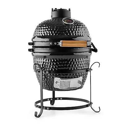 Kamado Ceramic Grill Grilled Oven Smoker Glazed Food Garden Barbeque Bbq Meat • £249.16