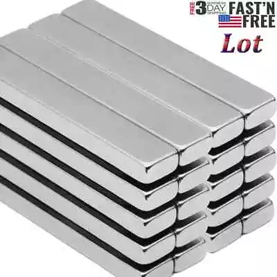 10/20/50pcs N52 Strong Neodymium Magnets Rare Earth Lifting Magnets 60x10x5mm3mm • $7.19