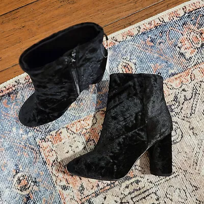 NWT H&M Size 5.5 Velvet Ankle Booties • $15