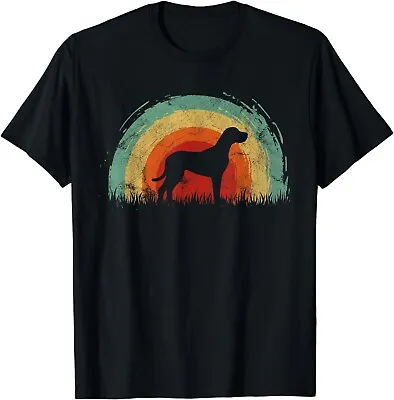 Retro Great Dane Vintage Rainbow Dog Men Women Gift Unisex T-Shirt • $19.95